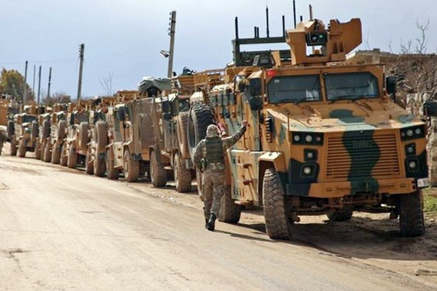 Bersitegang dengan Suriah, Turki Sebar 300 Kendaraan Militer ke Idlib