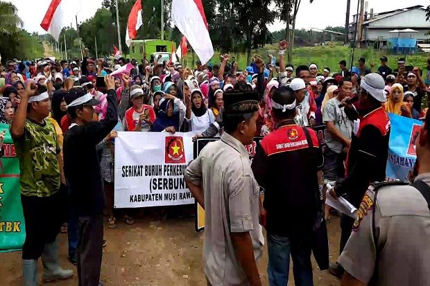 Di PHK tanpa Pesangon, 300 Buruh PT Lonsum Ancam Duduki Lahan Perusahaan