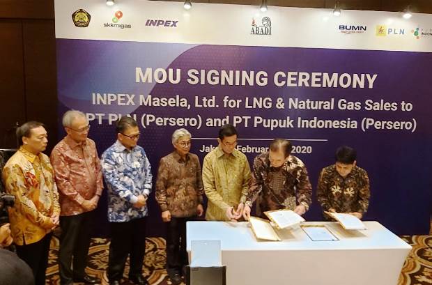 PLN Teken MoU dengan Inpex Masela untuk Pasokan LNG ke Pembangkit