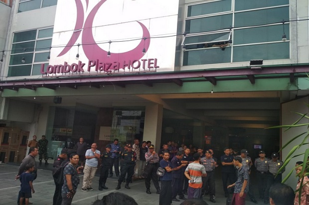 Demo di Lombok Plaza Hotel Terkait Video Asusila Berlangsung Ricuh
