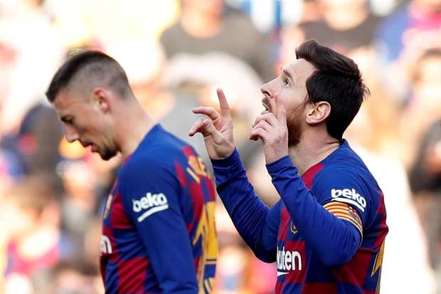 Babak I Barcelona vs Eibar: Messi Jadi Pembeda