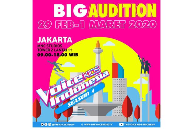 Recruitment The Voice Kids Indonesia Season Keempat Dimulai!