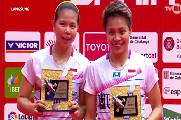 Sabet Gelar Kedua di Barcelona, Greysia/Apriyani Ketagihan Juara