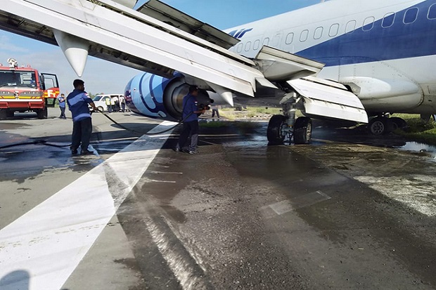 Pesawat Trigana Air Tergelicir di Bandara Sentani Papua
