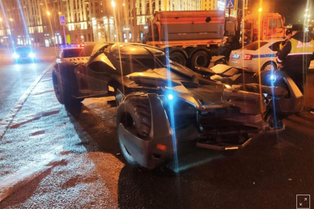 Polisi Tilang Mobil Batman karena Ugal-Ugalan di Jalan