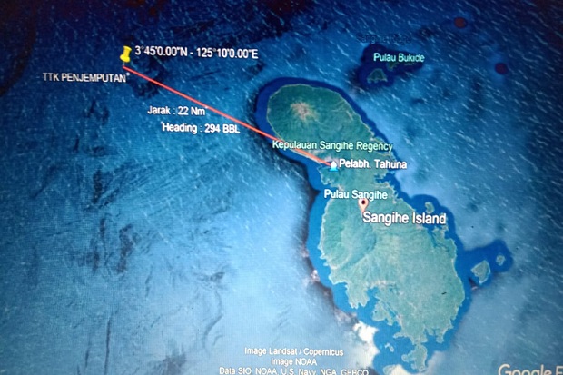 Kapal Asal Korea Selatan Selamatkan Nelayan Terapung di Perairan Sulawesi
