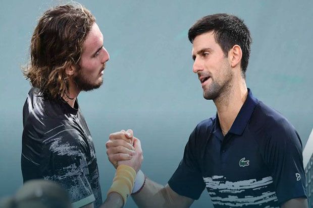 Lolos Dramatis, Duel Seru Djokovic vs Tsitsipas di Final