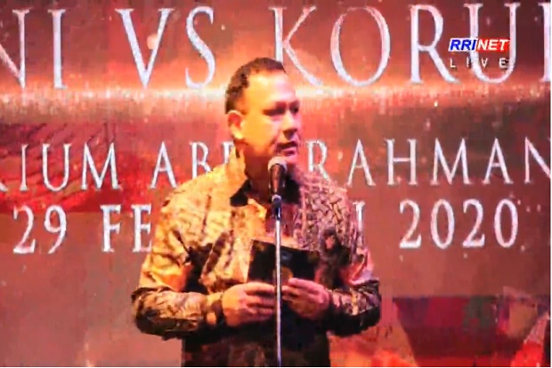 Lewat Puisi Lawan Korupsi, Ketua KPK Ajak Masyarakat Cintai Negeri