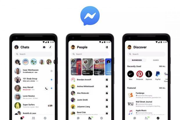 Facebook Hapus Tab Discover pada Messenger agar Lebih Simpel