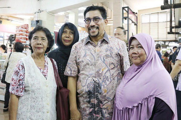 Kunjungan Cak Machfud ke Pasar Atom Mall Surabaya Bikin Heboh