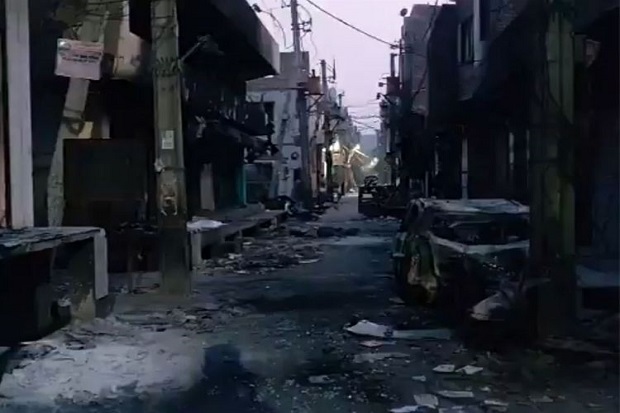 Kampung Muslim di New Delhi Mirip Kota Hantu usai Dibakar