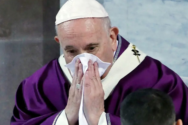 Sakit, Paus Fransiskus Negatif Virus Corona