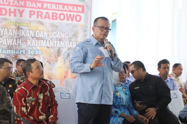 Edhy Prabowo Lepas Ekspor 53 Ton Rumput Laut Kering ke China
