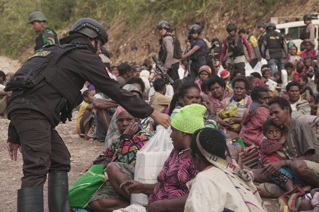 Permukiman Diserang OPM, 790 Warga Pedalaman Timika Mengungsi ke Polsek  Tembagapura