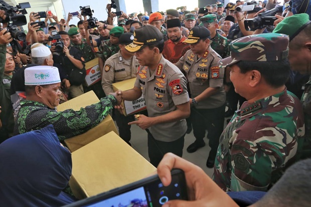 Panglima TNI, Kapolri dan Kepala BNPB Tinjau Kesiapan Pembangunan RSK Corona di Pulau Galang