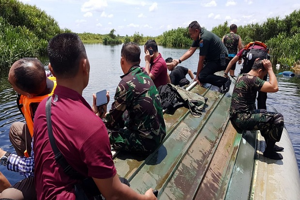Speedboat Rombongan Paspampres Tabrakan di Sungai Sebangau, 5 Orang Hilang