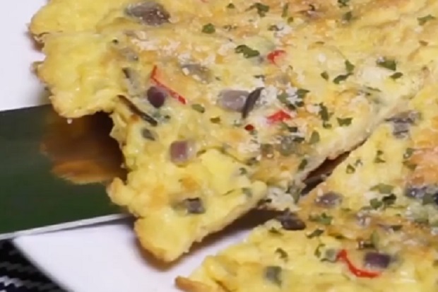Omelette Teri, Olahan Lezat Paling Simple