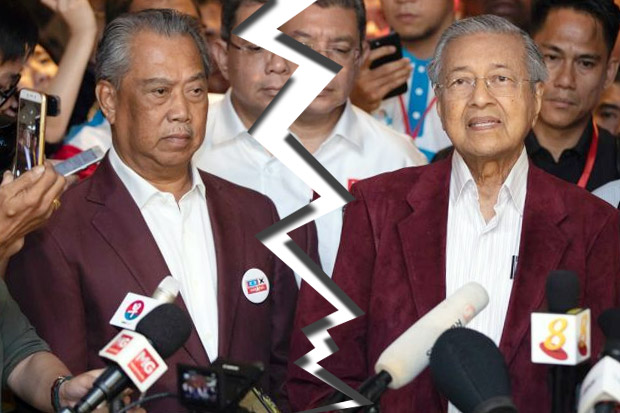 Mahathir Ditinggal Pendukung, Muhyidin Bakal Lolos dari Mosi Tidak Percaya