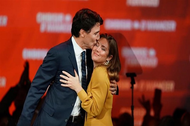 Istri Positif Terinfeksi Corona, PM Kanada Isolasi Diri 14 Hari