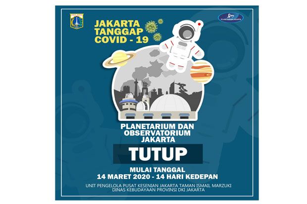 Pandemik Corona Paksa Planetarium Jakarta Tutup Sementara