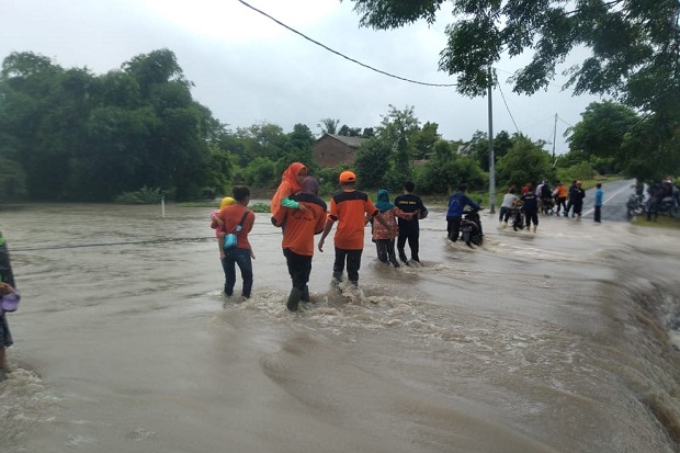 Banjir Rendam Empat Desa di Lombok Timur NTB