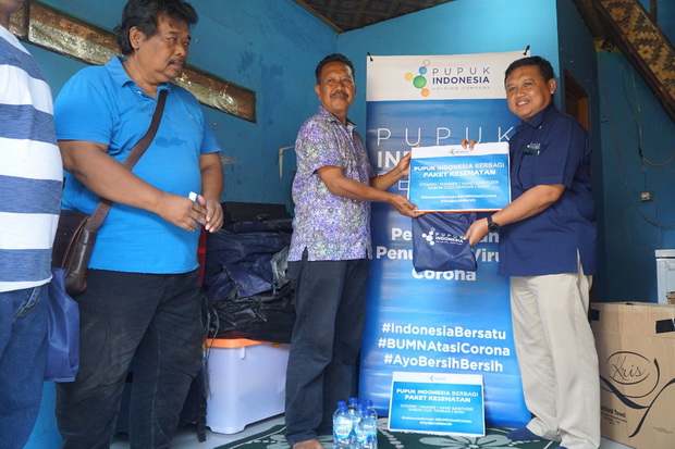 Ajak Preventif Hadapi Corona, Pupuk Indonesia Sebar Ratusan Paket Kesehatan