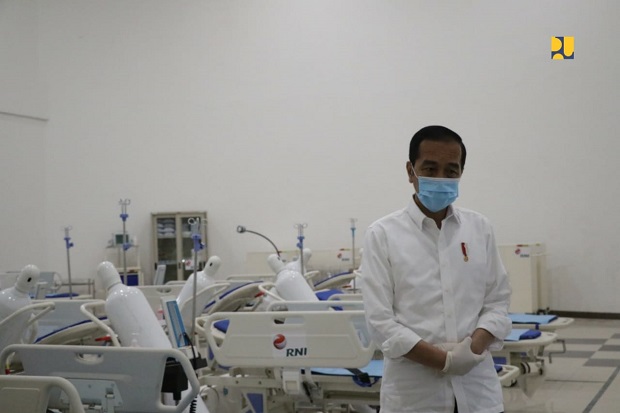 Jokowi: RS Darurat Penanganan Corona Telah Siap Digunakan