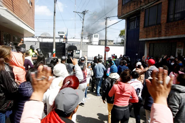 Napi Takut Tertular Corona Picu Kerusuhan di Penjara Bogota, 23 Tewas