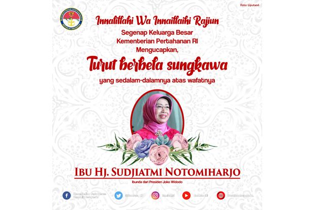 Ibunda Tercinta Wafat, Prabowo Doakan Semoga Jokowi Diberi Ketegaran