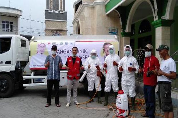 Perangi Covid-19, PMI Banten Ajak Masyarakat Disinfeksi Mandiri