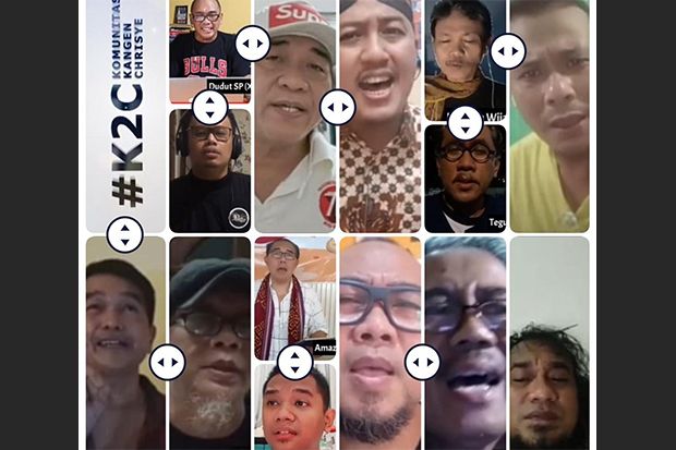 Puluhan Jurnalis Nyanyikan Lagu Chrisye di YouTube