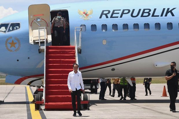 Jokowi Tinjau RS Darurat Corona di Pulau Galang