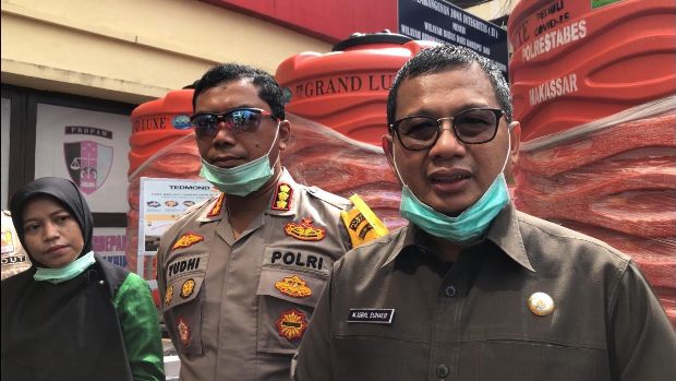 PT Sukses Tedmond Sumbangkan 20 Unit Wastafel Portable ke Pemkot Makassar