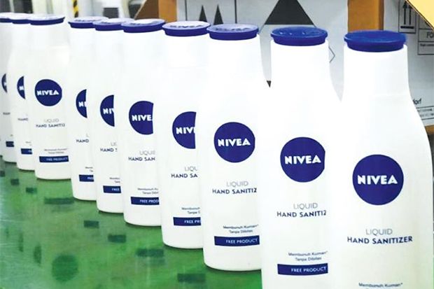 Nivea Produksi Hand Sanitizer untuk Rumah Sakit