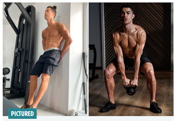 Ronaldo Pamer Otot Sambil Minta Masyarakat Tetap Berada di Rumah