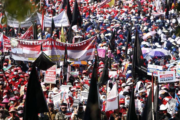 Tolak Pembahasan RUU Ciptaker, KSPI Ancam Kerahkan 50 Ribu Buruh ke Senayan