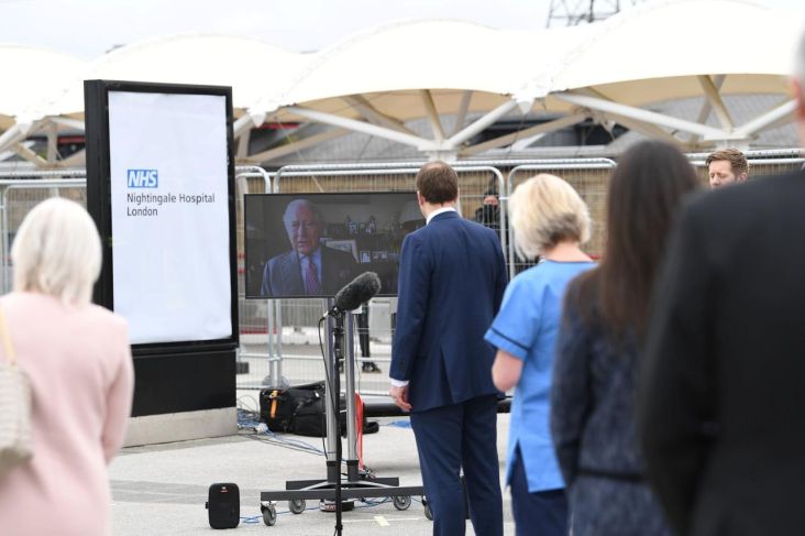 Pangeran Charles Buka Rumah Sakit Baru untuk Pasien Covid-19