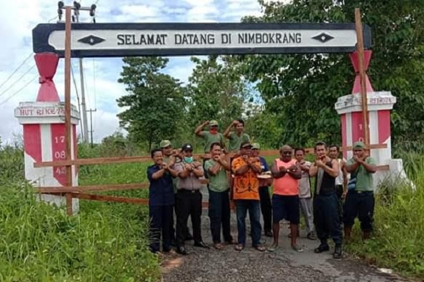 Cegah Corona, Akses ke Kawasan Nimbokrang Jayapura Dibatasi