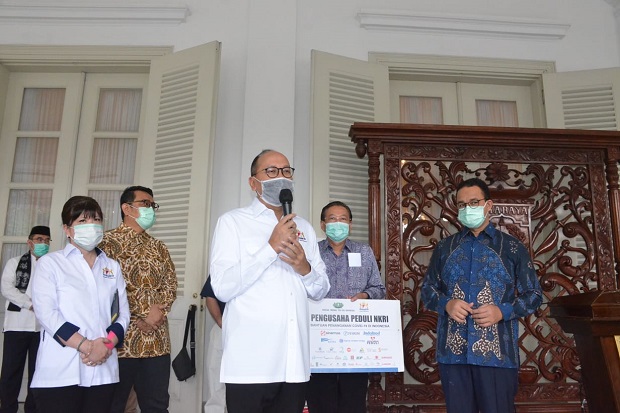 Pengusaha Peduli NKRI Beri Bantuan APD ke Pemprov DKI Jakarta