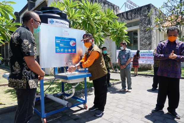 Pelindo III Bentuk Posko dan Fasilitas Sanitasi di Bali