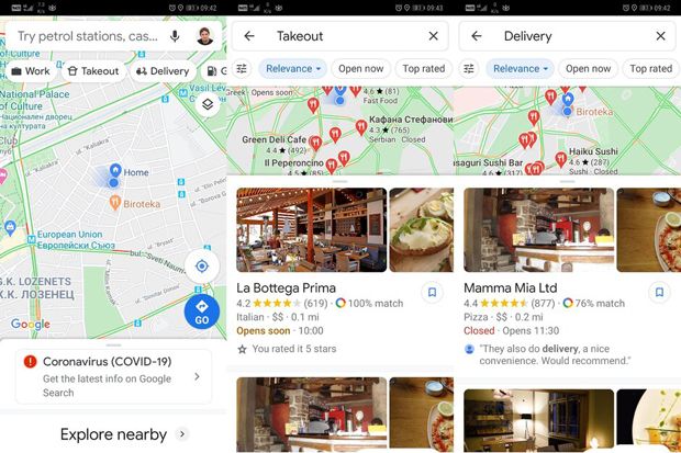 Fitur Terbaru Google Maps Bantu Makanan Anda Sampai di Depan Pintu
