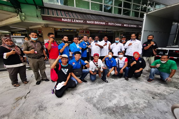 Corona, Mahasiswa Indonesia di Malaysia Salurkan Bantuan kepada TKI
