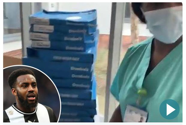 Danny Rose Kirim Ratusan Pizza ke Rumah Sakit di London
