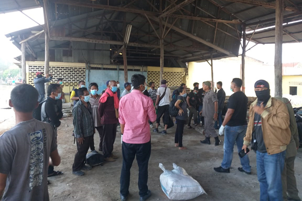 Pulang dari Malaysia, Puluhan TKI Ilegal Diamankan di Tanjungbalai
