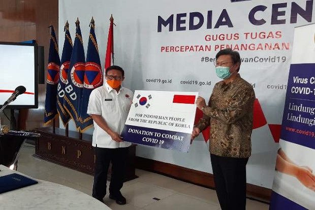 Bantu Tangani Covid-19, Korsel Salurkan Bantuan ke Indonesia
