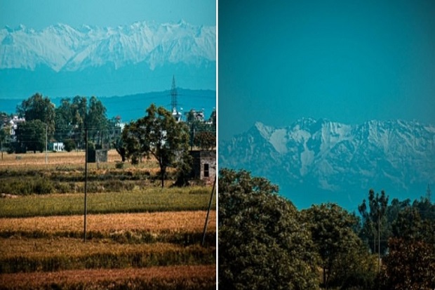 Corona Membuat Himalaya Terlihat dari India Pertama Kali dalam 30 Tahun
