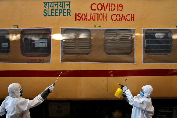 Perangi Covid-19, India Ubah 20.000 Gerbong Kereta Jadi Rumah Sakit