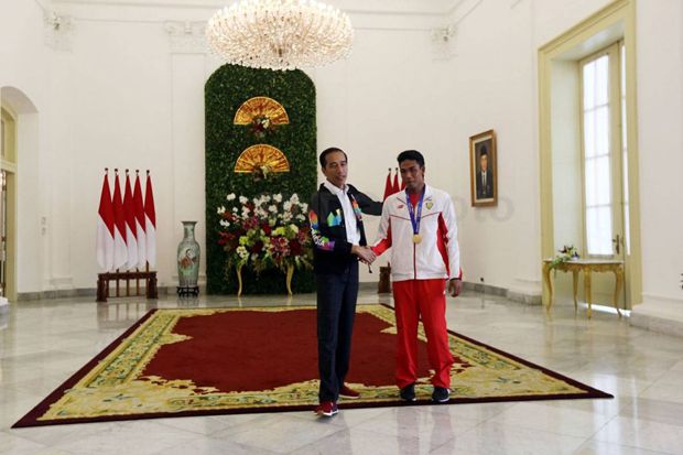 Presiden Jokowi Sebut Zohri Orang Besar
