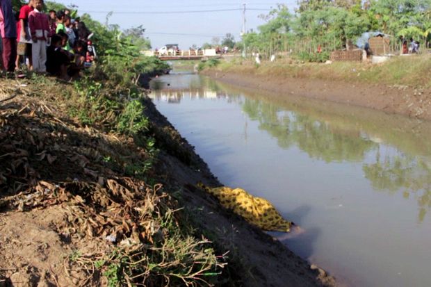 Penemuan Mayat Perempuan di Sungai Gemparkan Warga Indramayu