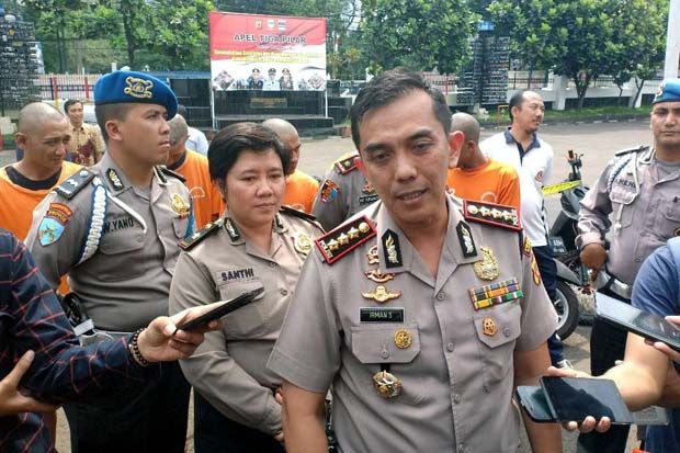 Polrestabes Bandung Ringkus Lima Begal Sadis